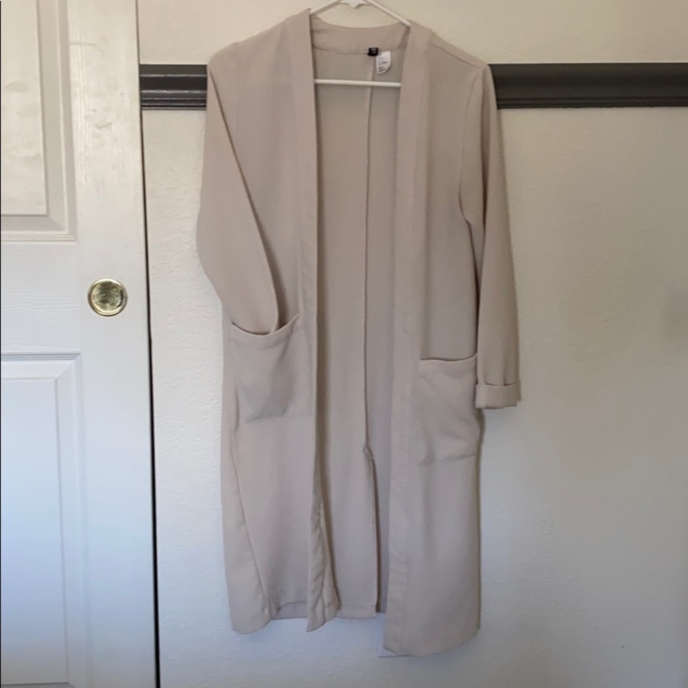 Divided Midi Blazer